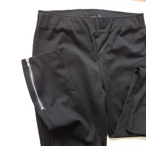 STREETWEAR SOCIETY NWT Ankle Zip Cropped Legging Pant Black Size XL